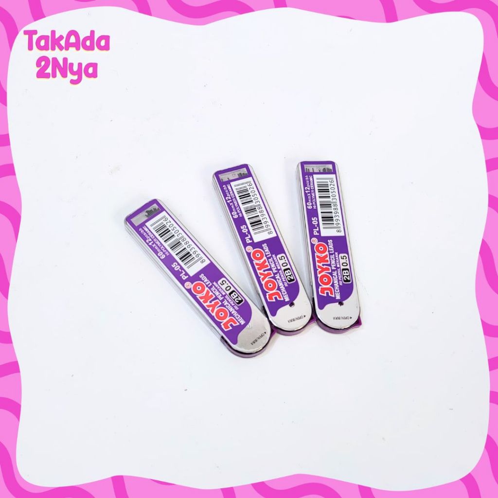 

Isi Ulang Pensil Mekanik Joyko PL-05 Refill Refil Pencil Leads Cetek Alat Tulis 0.5mm 60mm