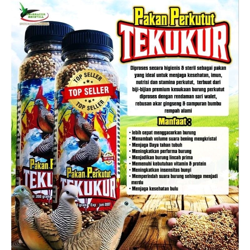 Pakan Perkutut Tekukur Penggacor Burung Makanan Burung Khusus Burung Perkutut Makanan Penggacor Buru
