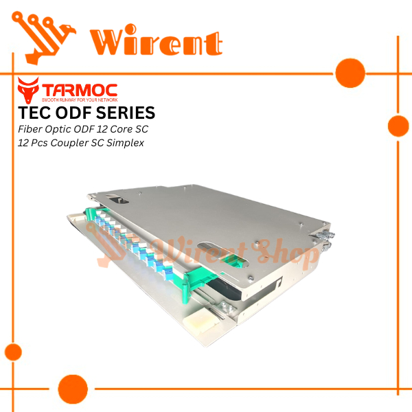 Fiber Optic ODF/OTB 12 Core SC Lengkap Rackmount | ODF 12C SC