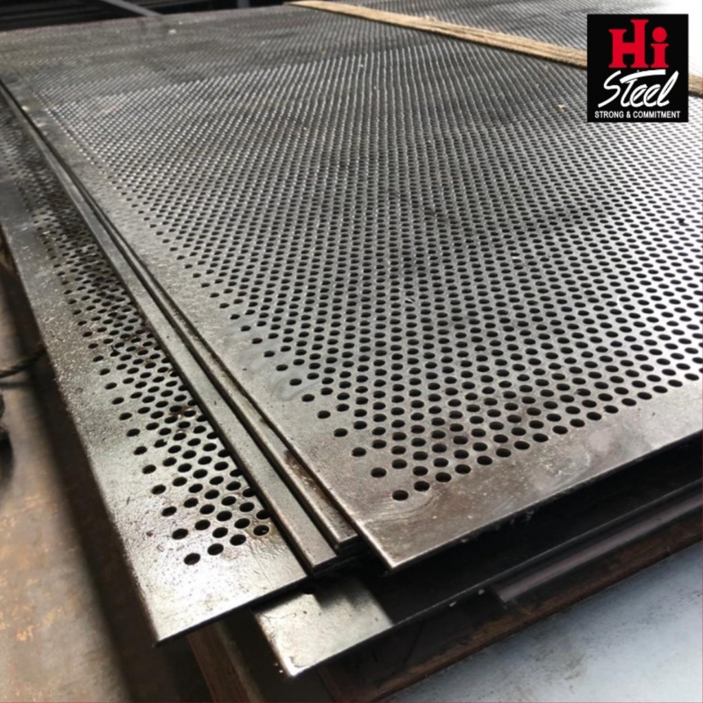 Plat Lubang 1200 X 2400 X 2 mm : Lubang 5 mm