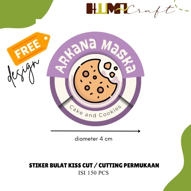 

Stiker Produk uk.4x4 cm isi 150 lembar
