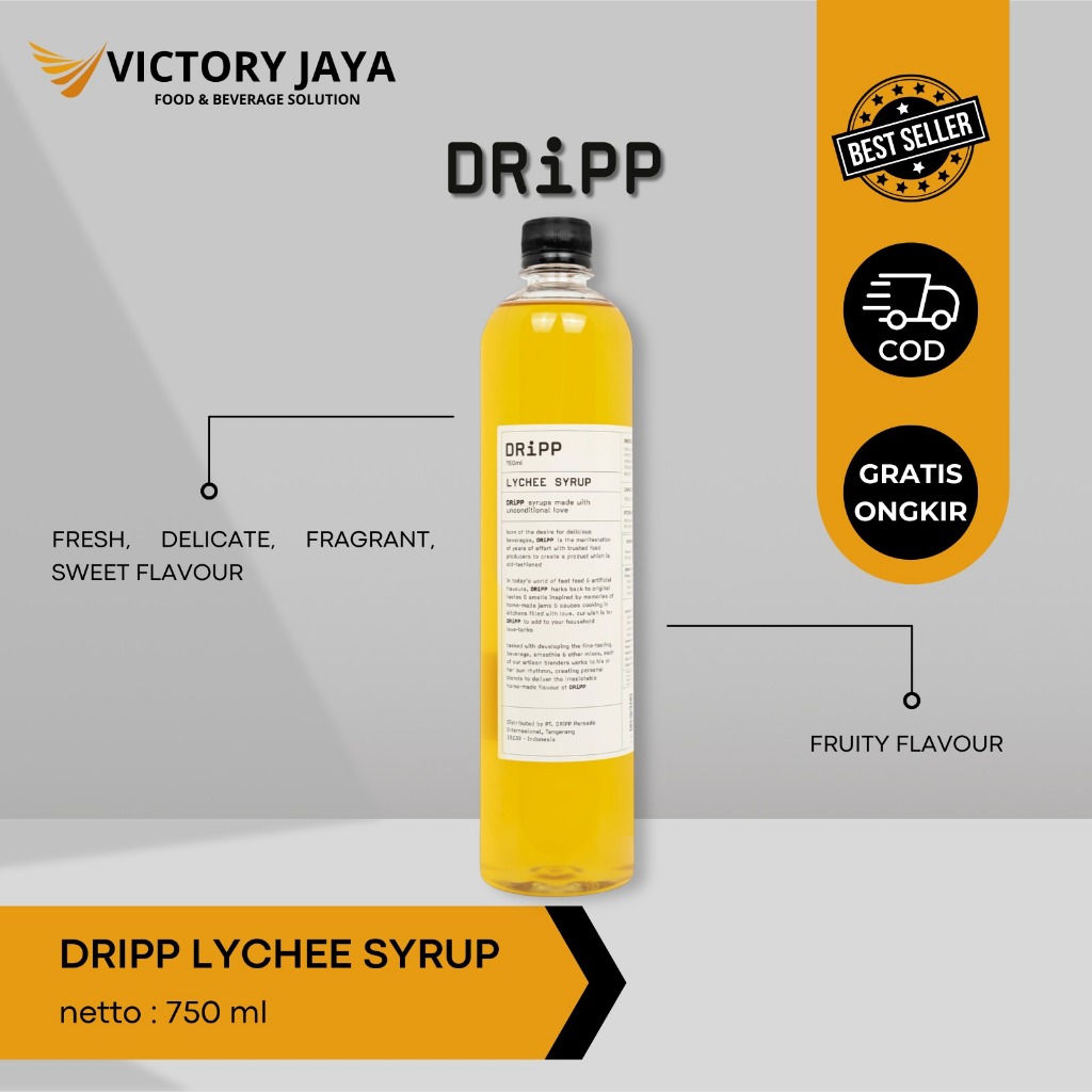 

Dripp Syrup Perasa Minuman Varian lychee ( Best Seller )