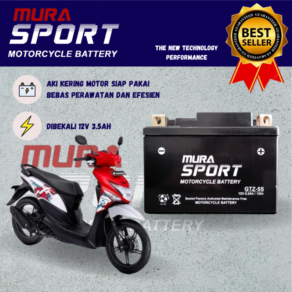 AKI MOTOR KERING MURAH BERKUALITAS MURA SPORT ORIGINAL HONDA BEAT