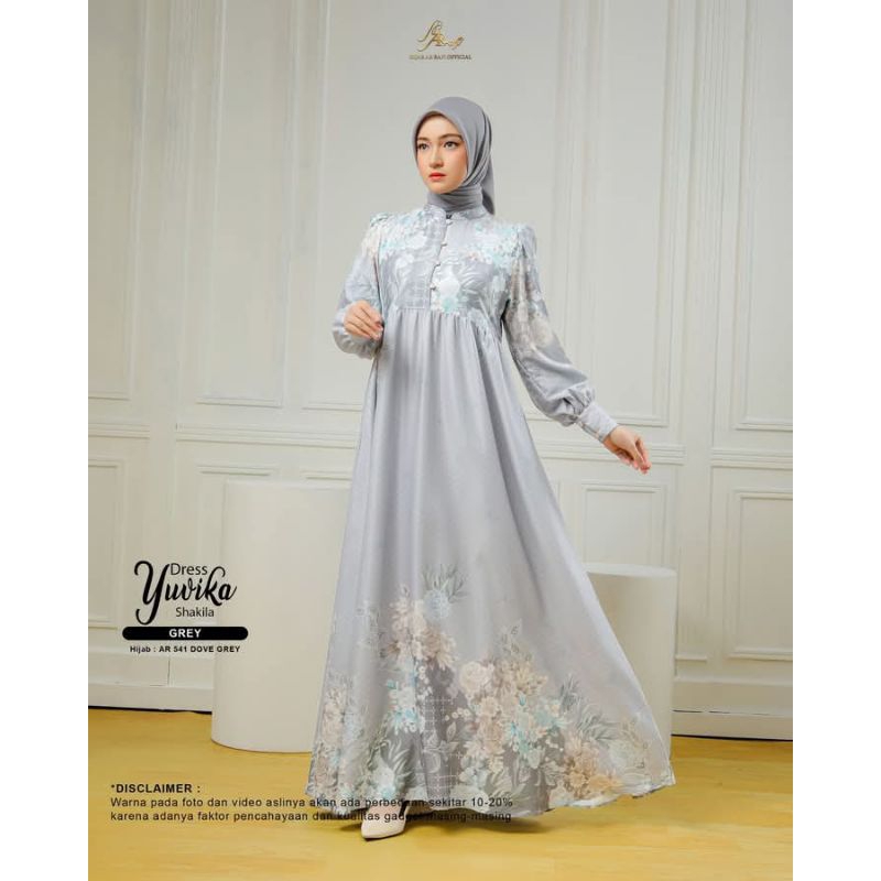YUVIKA DRESS Terbaru motif bunga  by arrafi