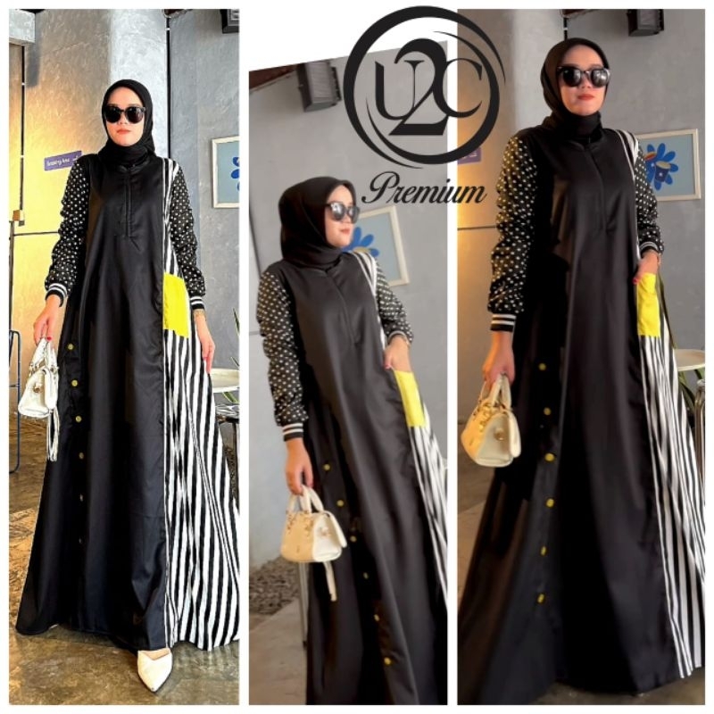 CLARA PREMIUM DRESS ORI BY BUTIK U2C GAMIS SYARI BRANDED LIMITED EDITION BEST SELLER