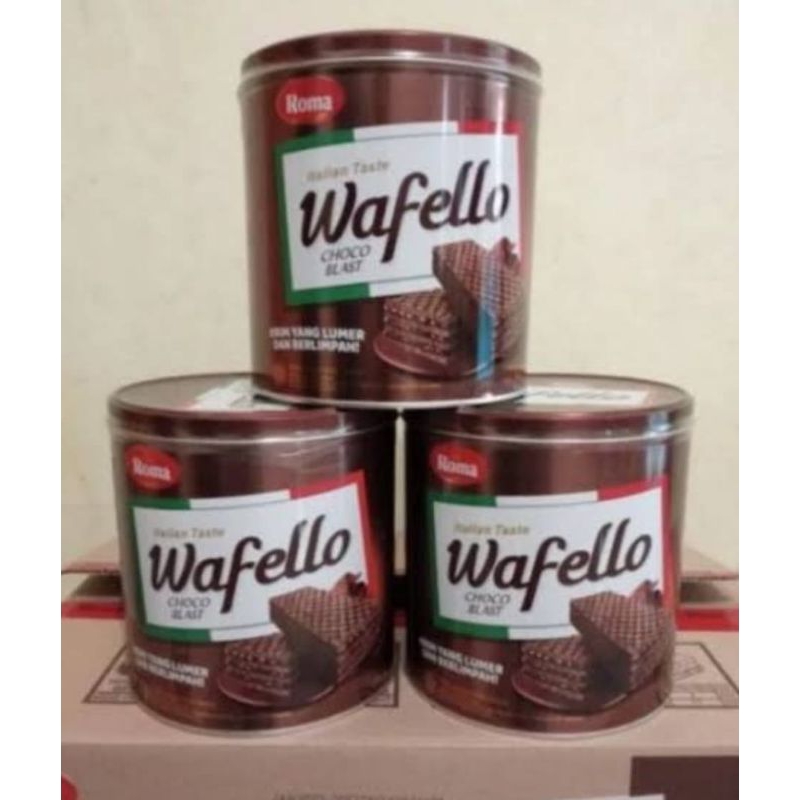 

WAFELLO WAFER RASA COKLAT KEMASAN KALENGAN