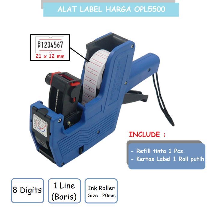 

Alal Label Harga / Price Label Origin OPL 5500 /Mesin Label Harga / Price Labeller