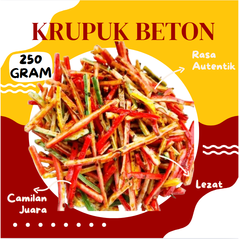 

Seblak beton lumer bumbu pedas daun jeruk berat 250 gram