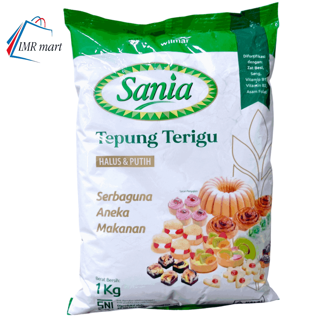 

Tepung Terigu Sania Serbaguna Aneka Makanan Berat 1kg
