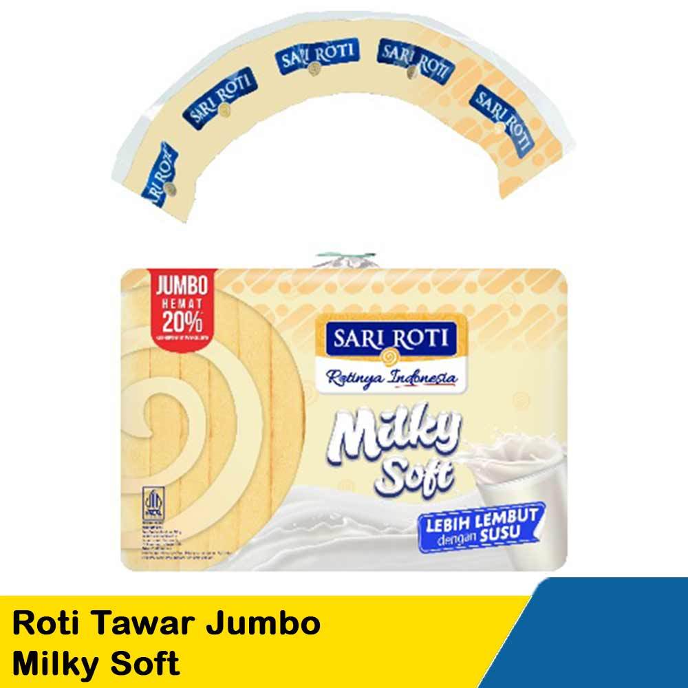 

Sari Roti Tawar Jumbo Milky Soft – Lebih Besar, Lembut, & Susunya Berasa!