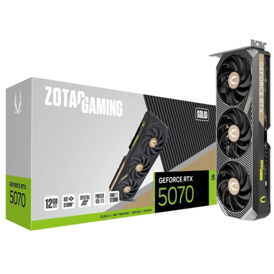 ZOTAC GAMING GEFORCE RTX 5070 SOLID 12GB GDDR7 ZT-B50700D-10P