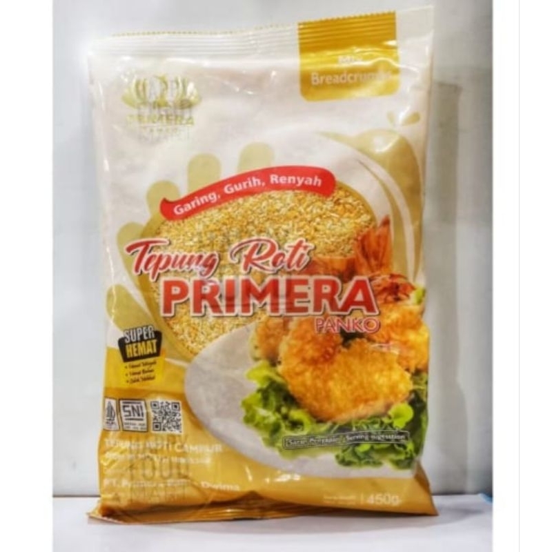 

Primera Panko Tepung Roti Campur Mix | Garing Gurih Renyah 450gr