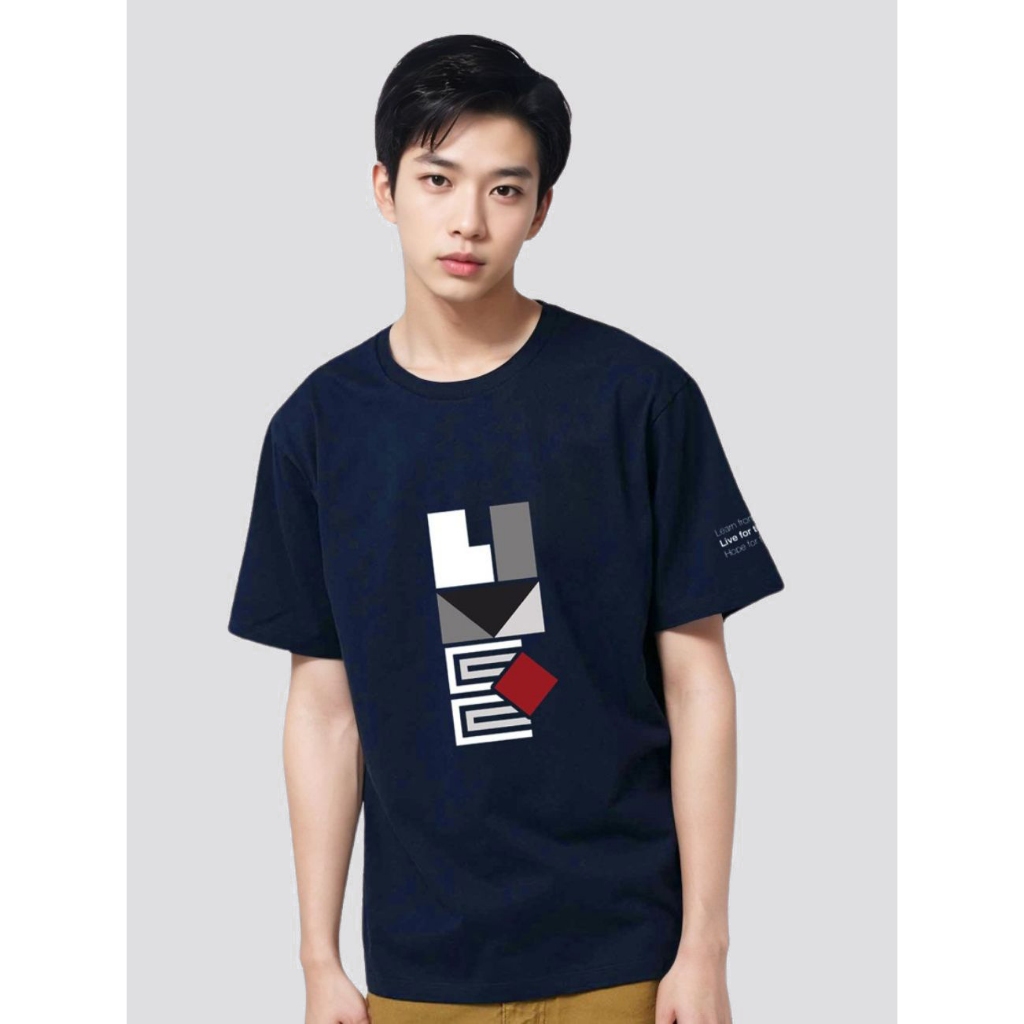 KAOS ROHANI HANDESIGN BIRU LIVE FOR TODAY / CODE: LFT1