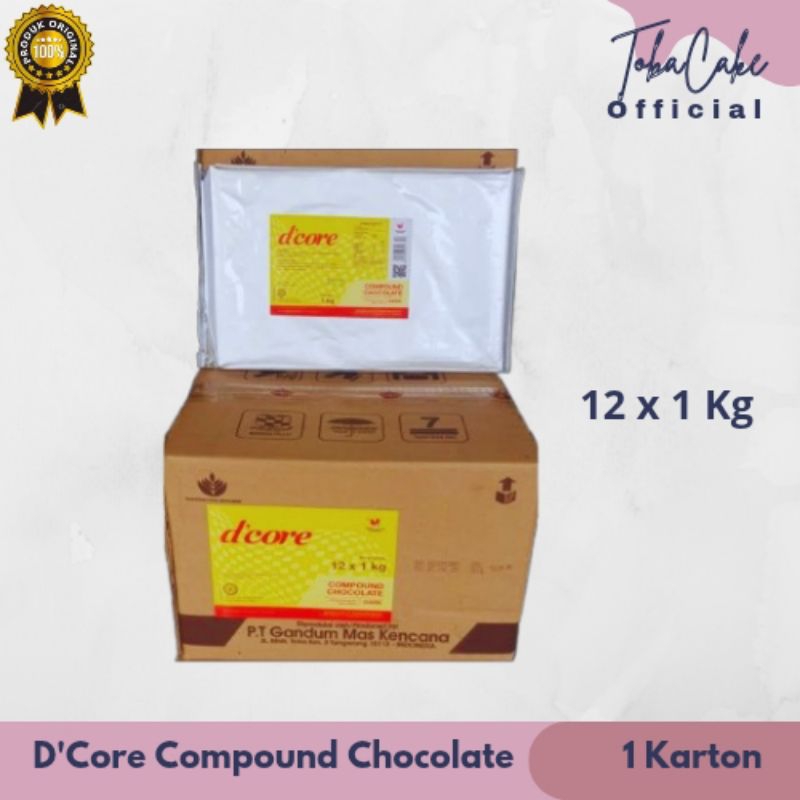 

Colatta D'Core Chocolate Compound 1 Karton Isi 12