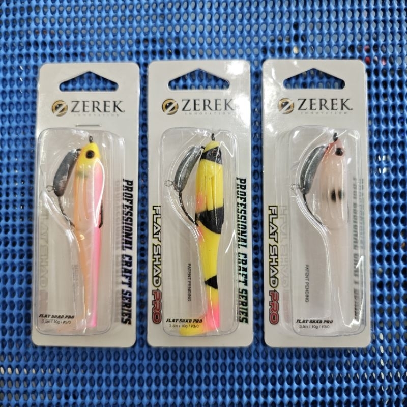 Umpan Casting Soft Lure Zerek Flat Shad 3’5