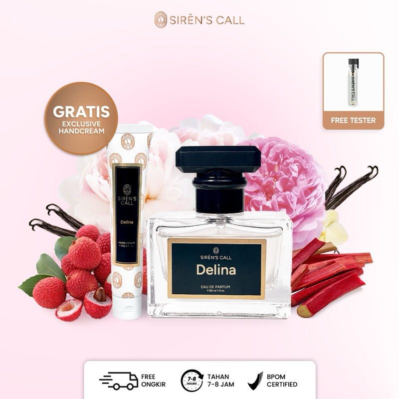 Sirenscall DELINA 30ML - parfum wanita | murah tahan lama elegan mewah Inspired by DELINA D MARL - e