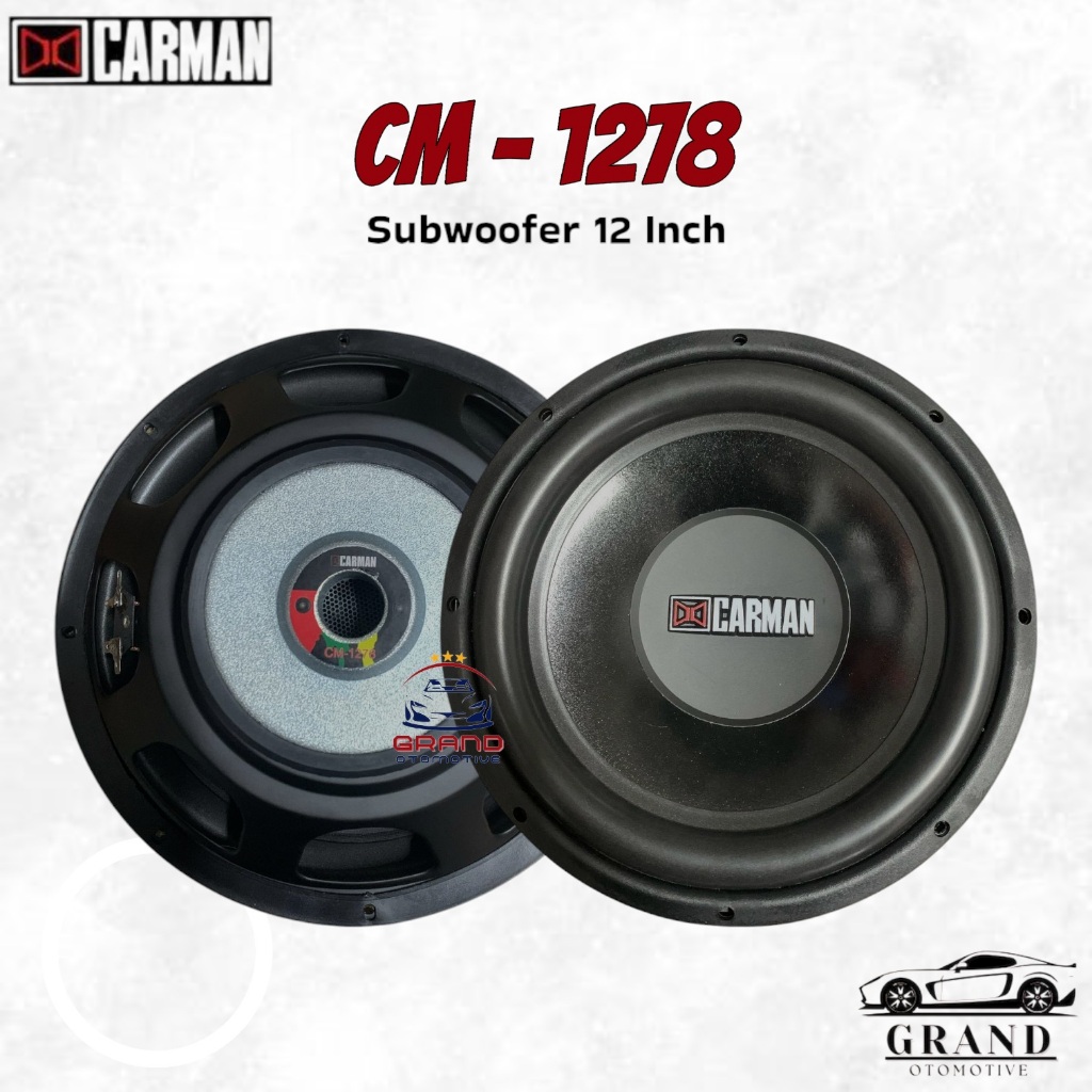 subwoofer speaker Carman 12" CM 1278 12 inch 12 in 12inch double coil
