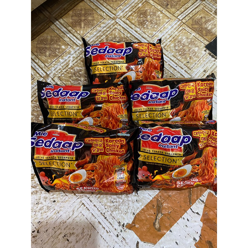 

Mie sedap selection