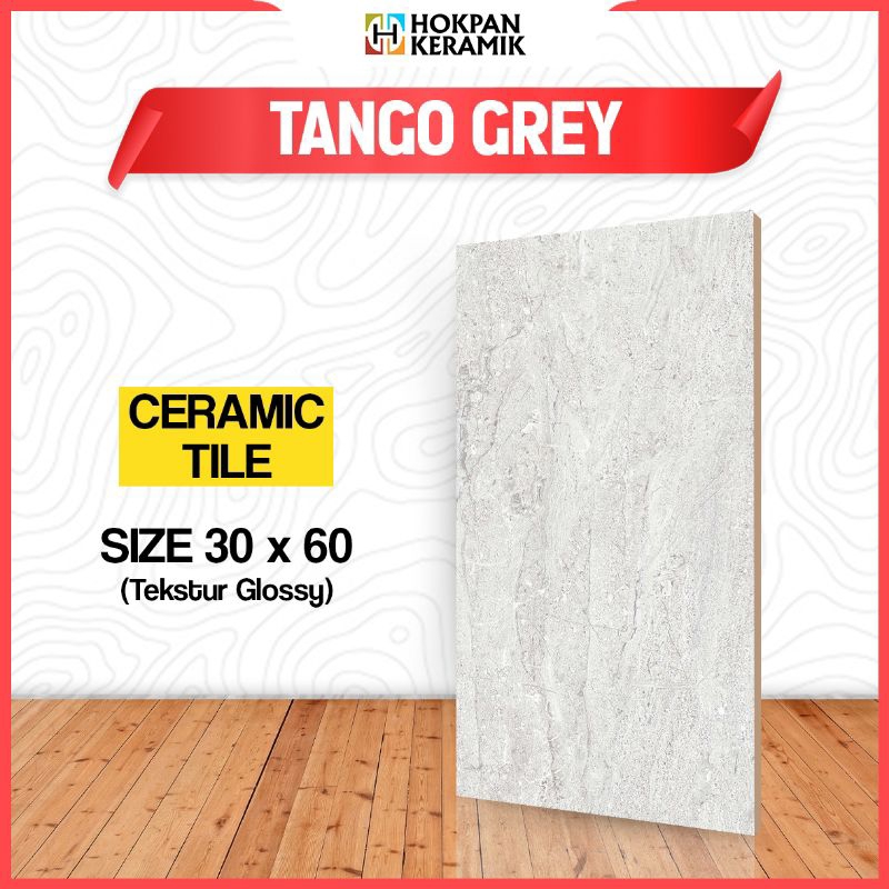 KERAMIK DINDING UKURAN 30X60 TANGO GREY (BACA DESKRIPSI)