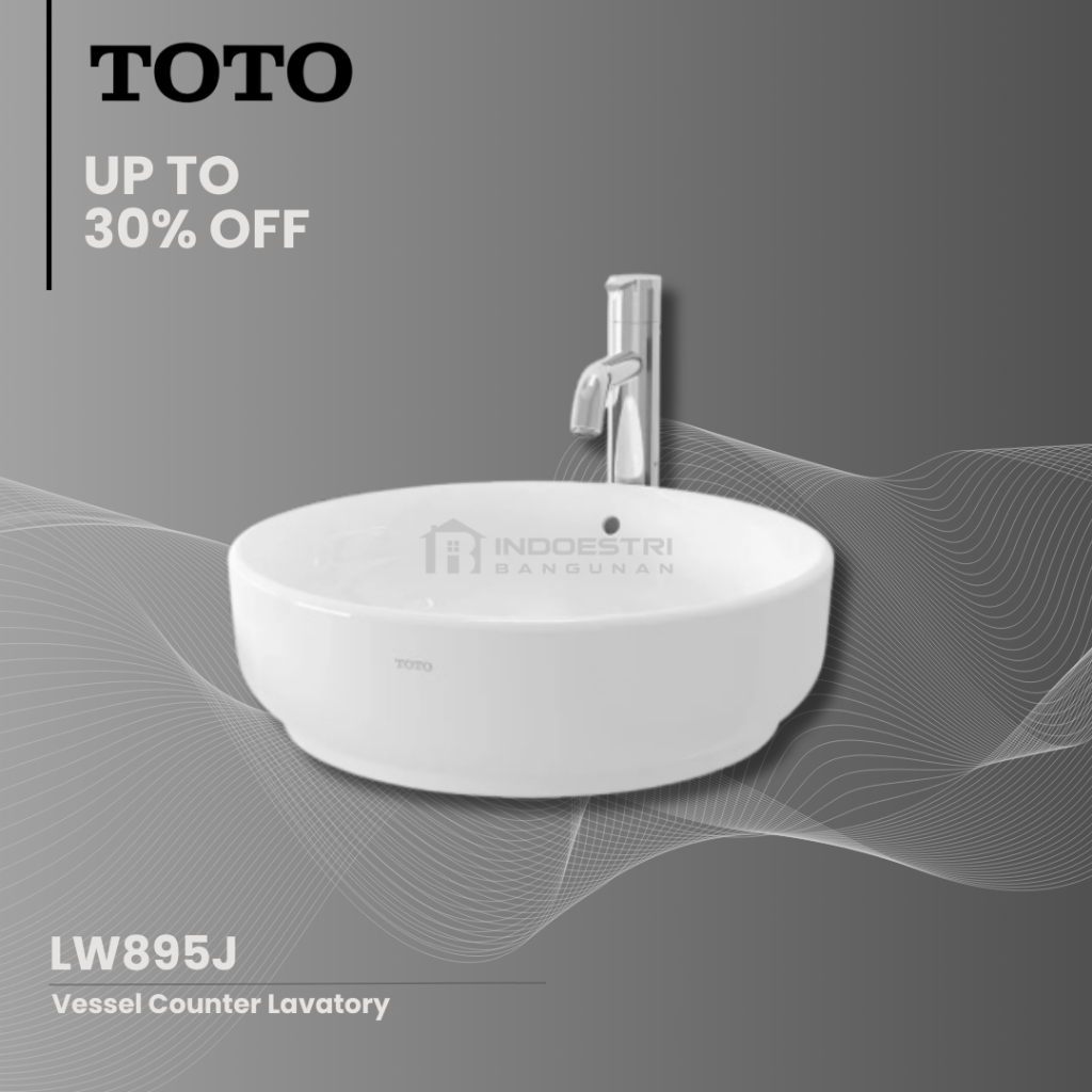 Wastafel TOTO LW 895 J / Wastafel Meja TOTO (Body Only)