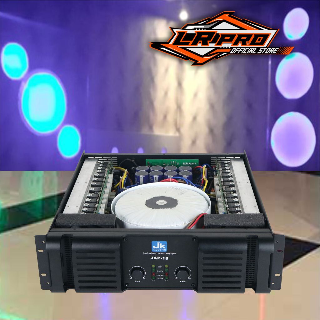 Power Amplifier Jk Coustic JAP 18 ( 2x1800 watt )