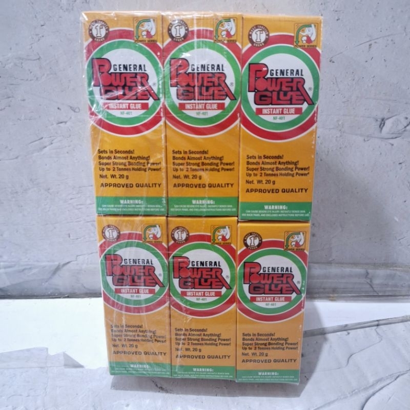 

(12 Pcs) Lem Power Glue General/Instant Glue NF-401