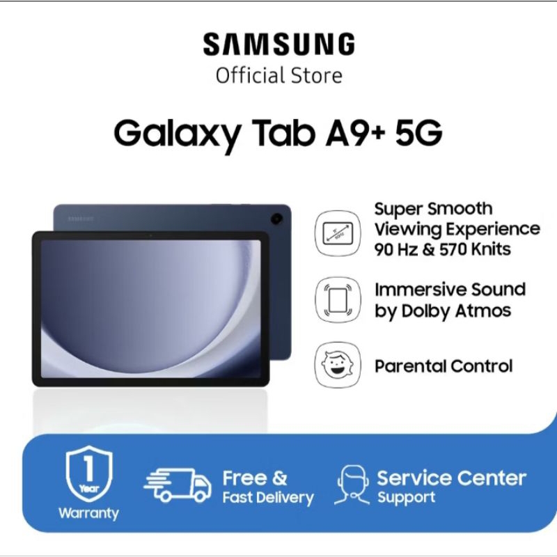 Samsung Galaxy Tab A9+ 8/128GB | Warna Navy | Second
