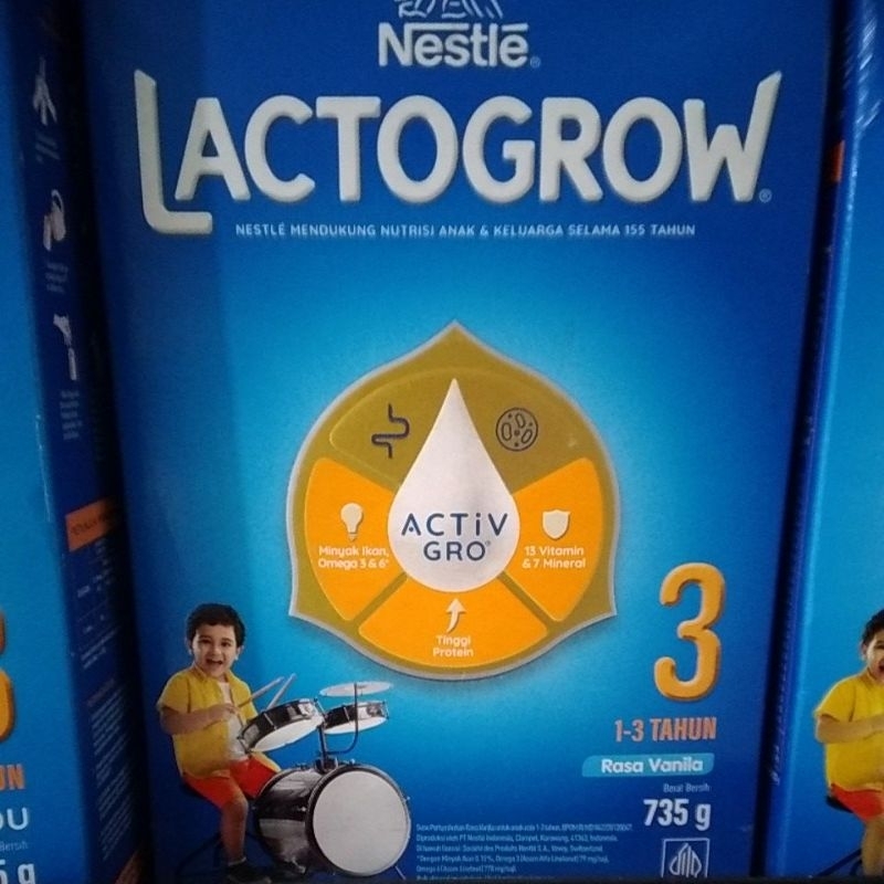 

Lactogrow 3 Vanila 735g