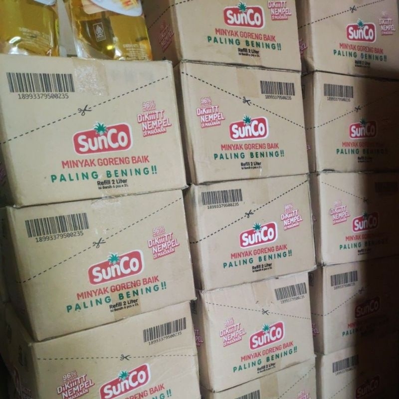 

Minyak goreng baik 2Liter isi 6