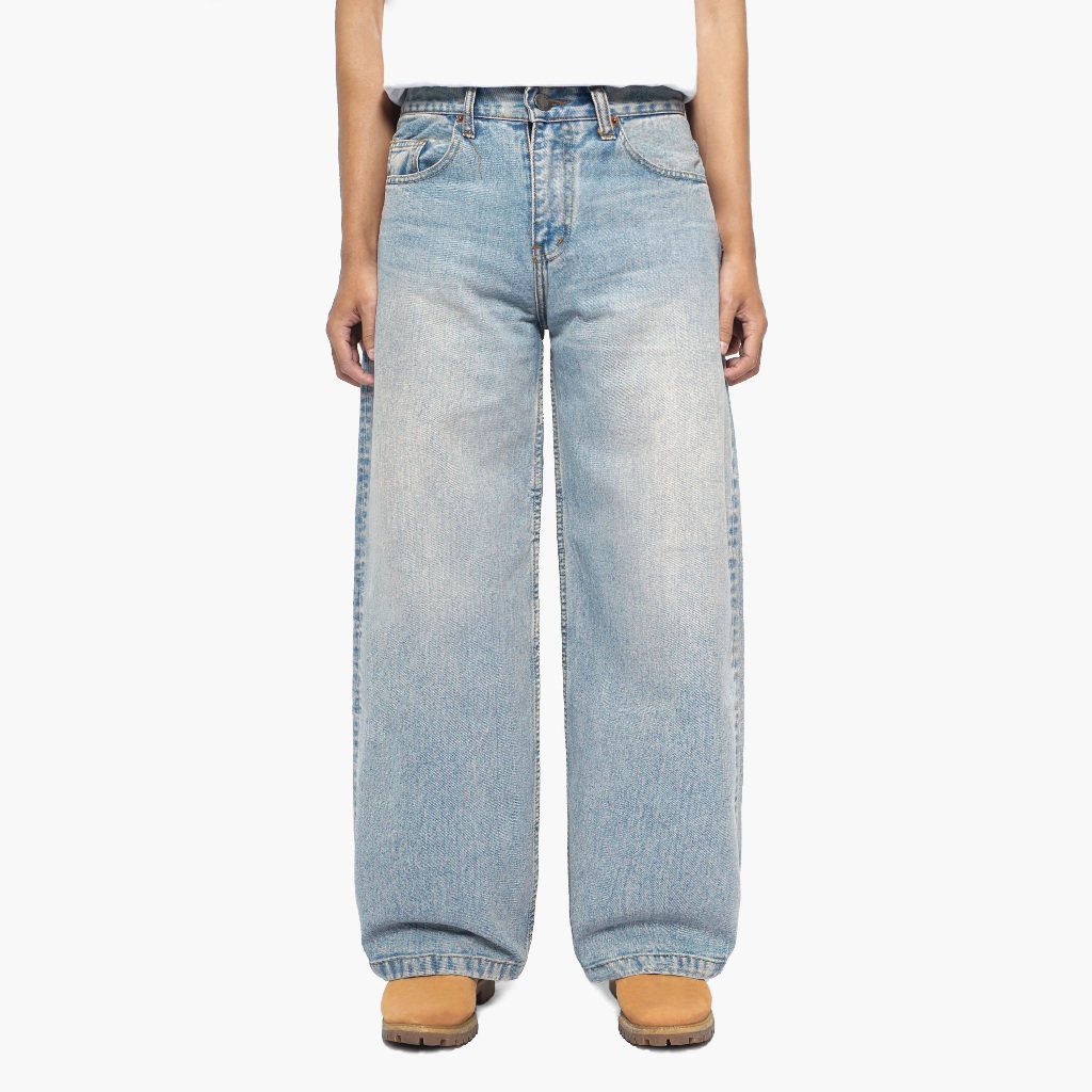 Amigos de Nimes - Basica Man Wide Leg - Blue Denim Jeans