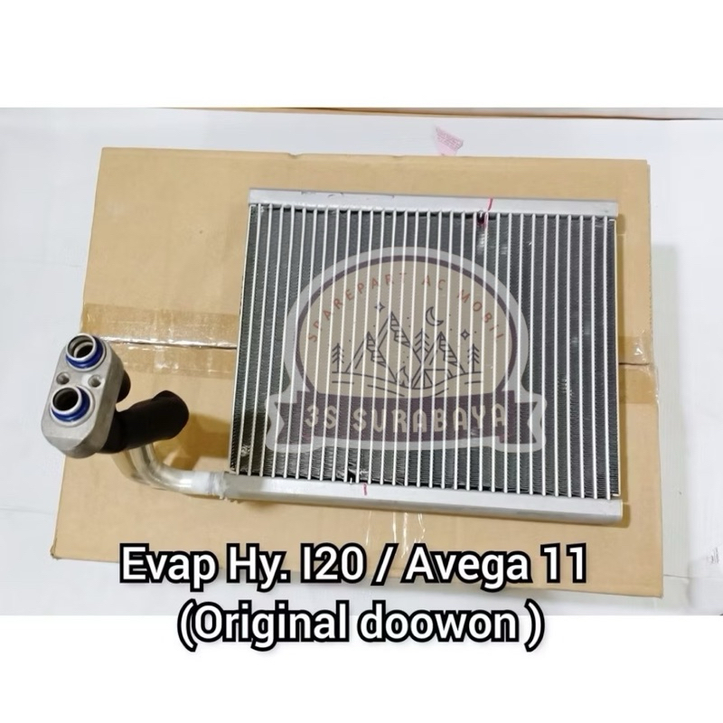 Evaporator Hyundai i20 Avega 2011-2016 ASLI DOOWON  Ac mobil Evap Cooling Coil (Baru/New)