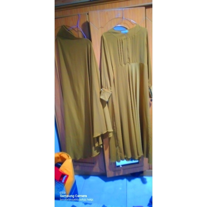 Set Gamis + Khimar Pearlskin Rumah Hafidzah RH
