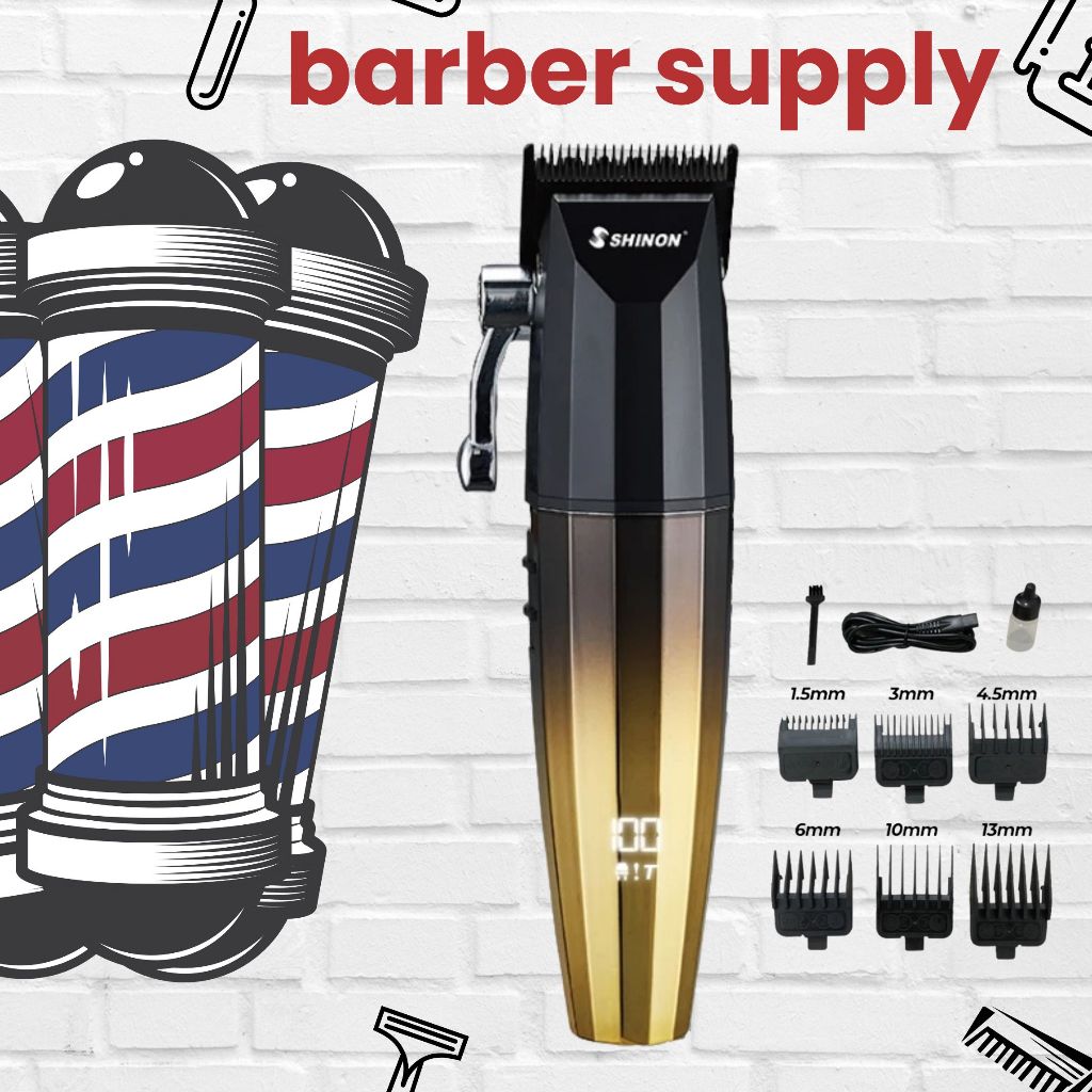 Mesin cukur elektrik rambut JRL Clipper Trimmer Alat PangkasRambut Alat Potong Rambut Kliper Bergas 