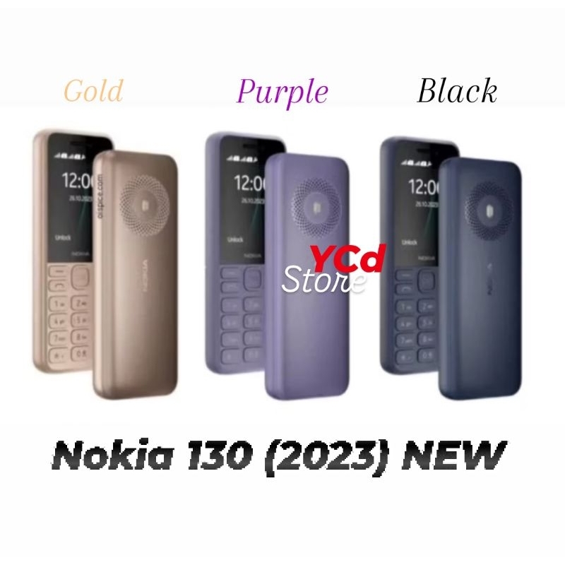 Hp nokia 130 2023 New dual sim memory card bergaransi