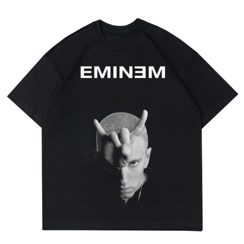 BAJU KAOS RAPPER EMINEM " || T-SHIRT RAPPER EMINEM || BAJU RAPPER EMINEM || KAOS OVERSIZE UNISEX ||"