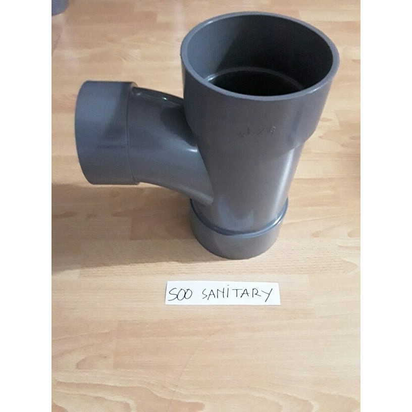 DV Long Tee 90 D pvc 4 x 1 1/2" Rucika