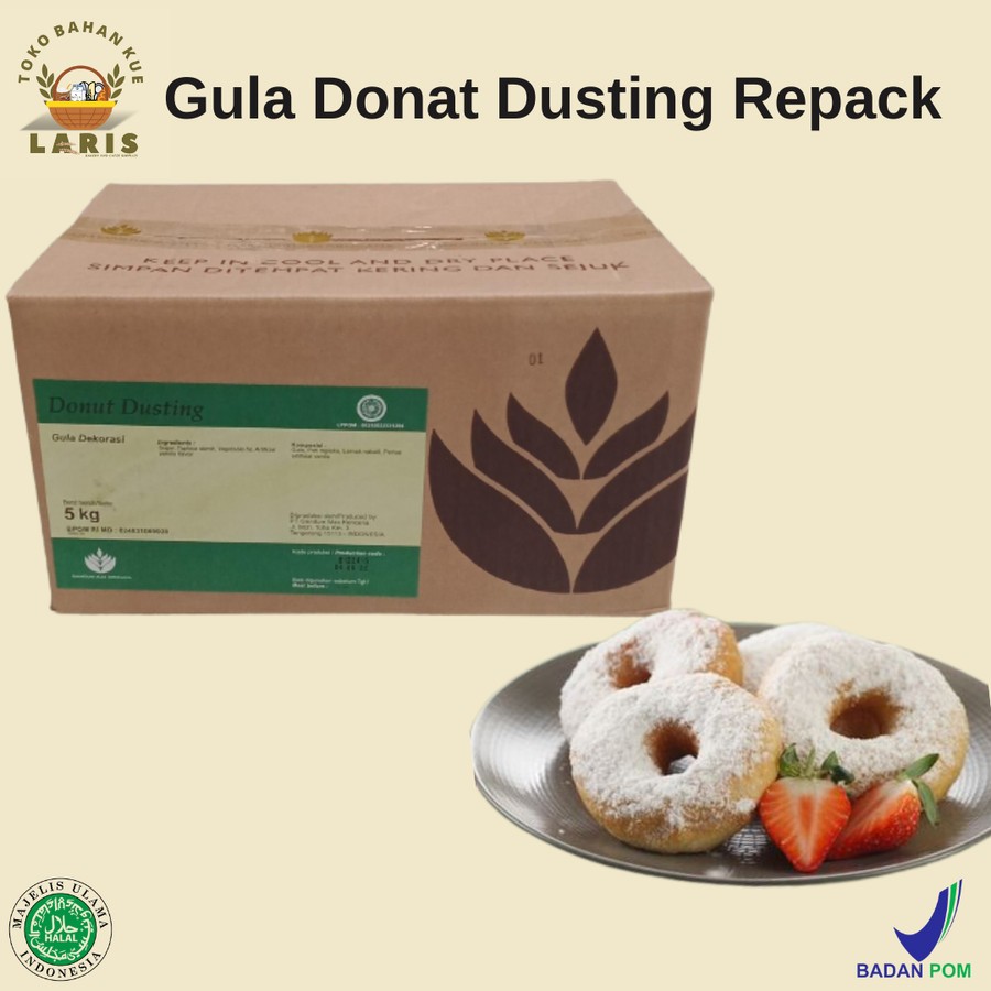 

HAAN GULA DONAT DUSTING KEMASAN REPACK 250 GRAM