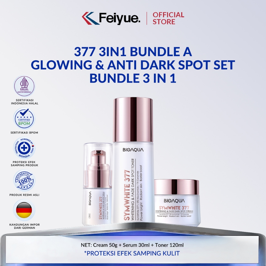 5% Niacinamide BIOAQUA SymWhite377 Whitening series dark spot fade brighten serum cream bundle skinc