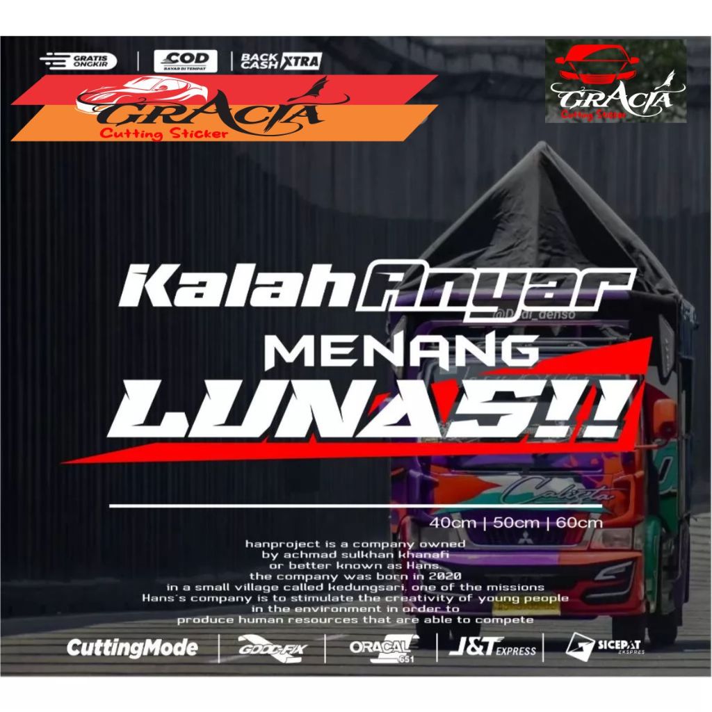 STICKER STIKER CUTTING TERBARU KATA KATA MOTIVASI CUTTING STICKER KACA SAMPING