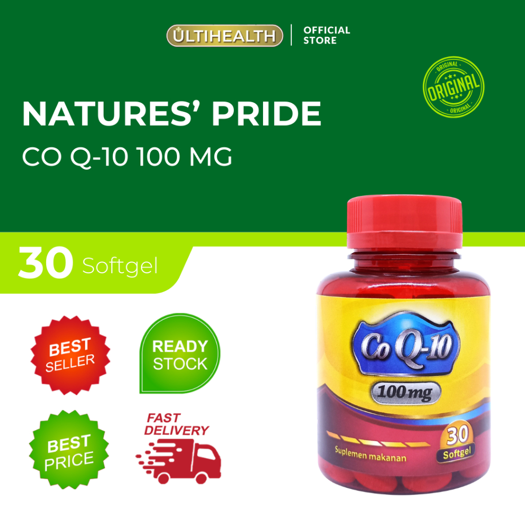 NATURE'S PRIDE CO Q-10 100 MG CO ENZYM Q100 ISI 30 SOFTGEL