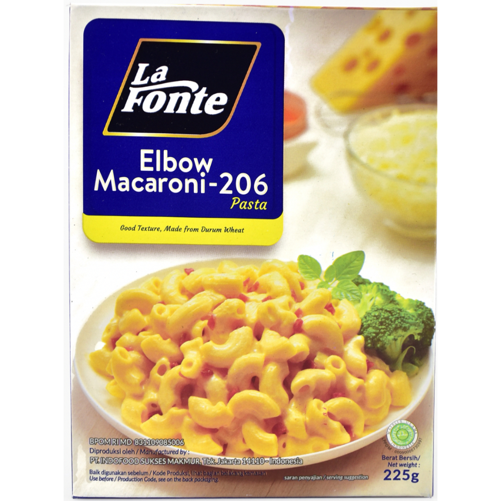 

La Fonte Elbow Macaroni Pasta 225gr 201 206