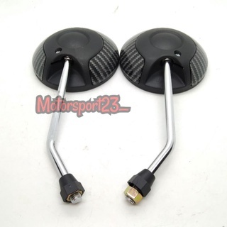 Spion scoopy new model carbon spion Fazzio Fino Carbon karbon gagang chrome Universal motor honda ma