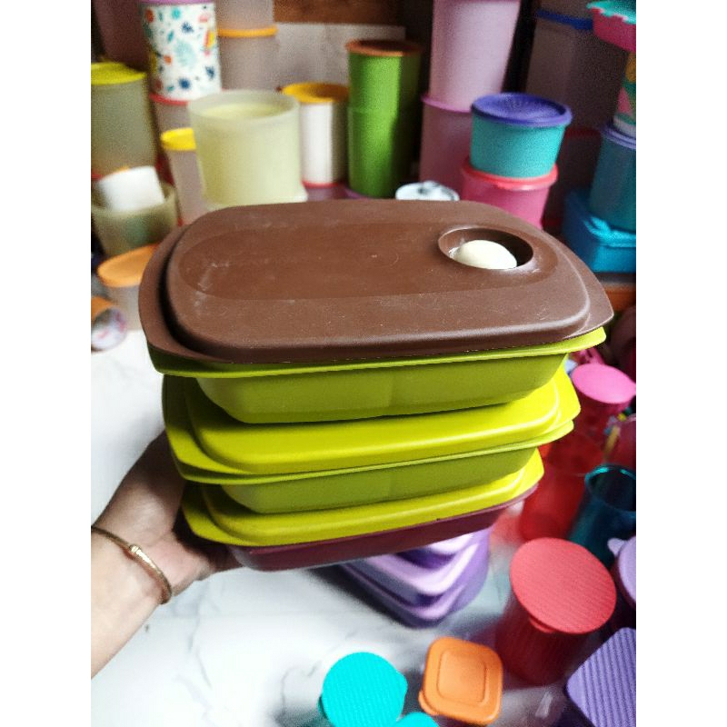 byo tempat makan bekal mines byo tanpa katup tupperware second preloved