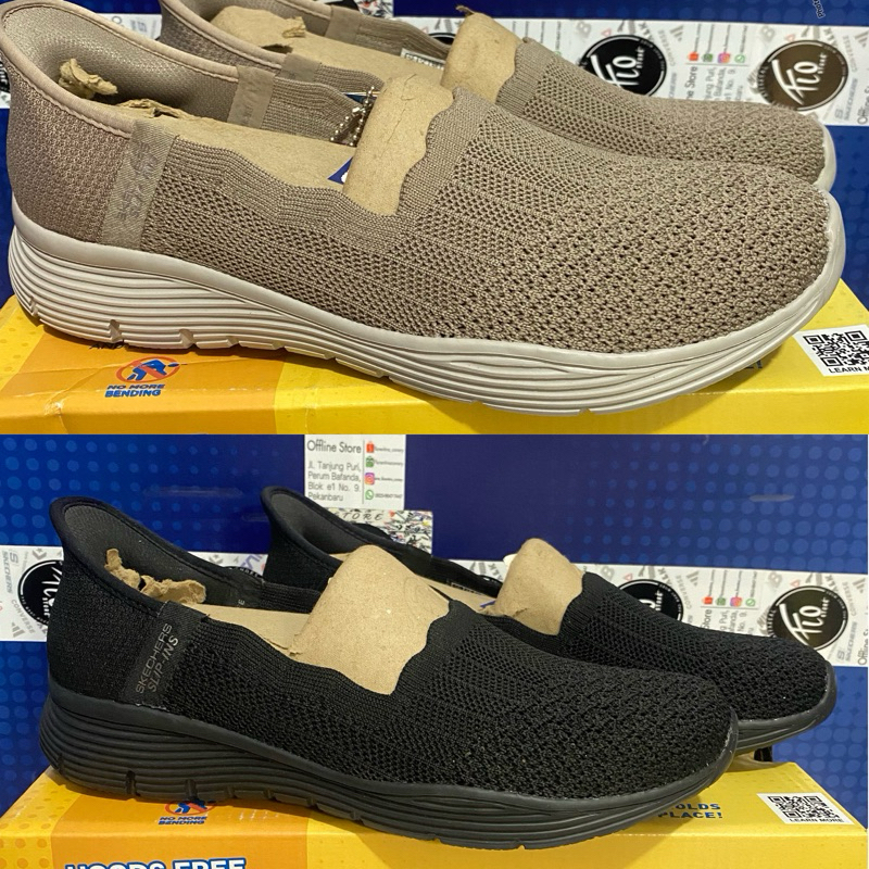 Sepatu Skechers Original Slip On Seager Women