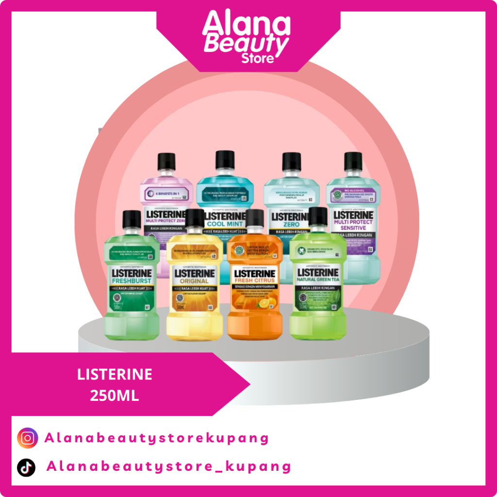 LISTERINE 250ml.Cairan Obat Kumur Mulut