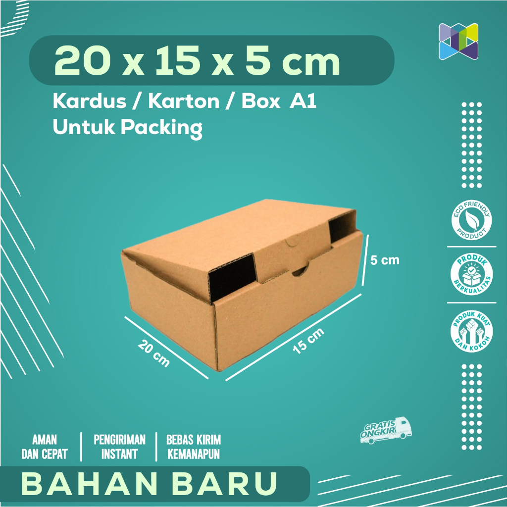 

Box Die Cut 20x15x5 / Kardus Packing / Box Hampers