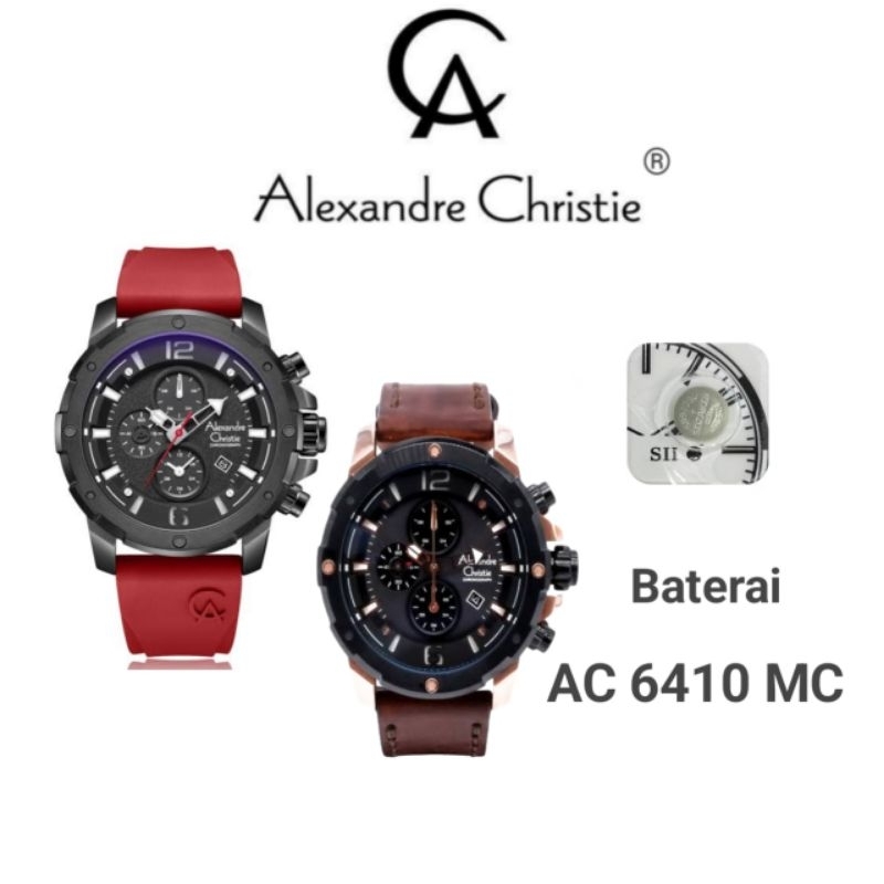 Baterai Jam Tangan Alexandre Christie AC 6410MC Original