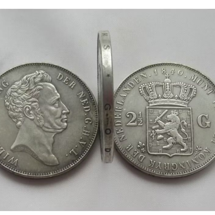 Koin kuno 2,5 G willem 1840