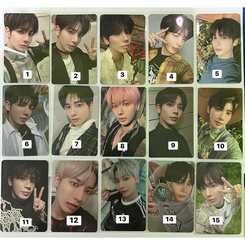 TXT Taehyun photocard lucky draw m2u freeze / weverse freefall m3 tomorrow romantic dmm r3 yzy r1 LD