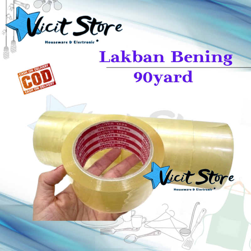 Lakban Bening 90yard / Lakban Super Bening 90yard
